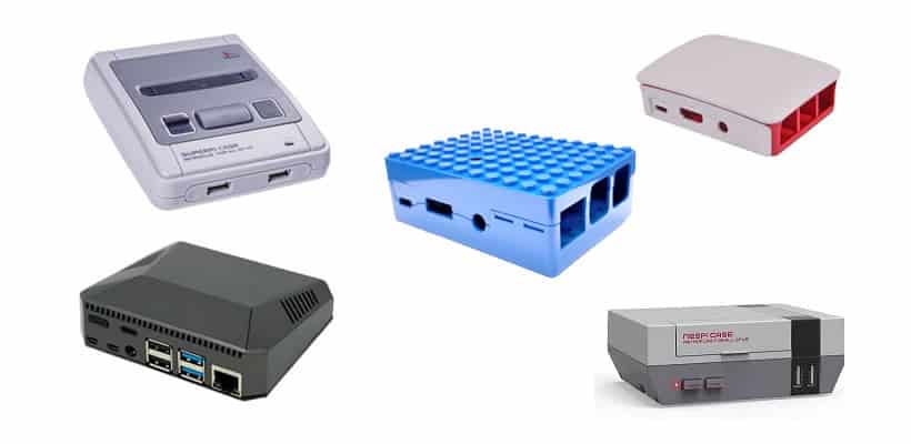 Different Raspberry Pi cases